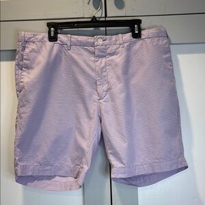 POLO Ralph Lauren Purple White CHECK SLIM FIT Casual GOLF Shorts Size 38